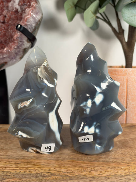 Orca Agate Flames - you pick