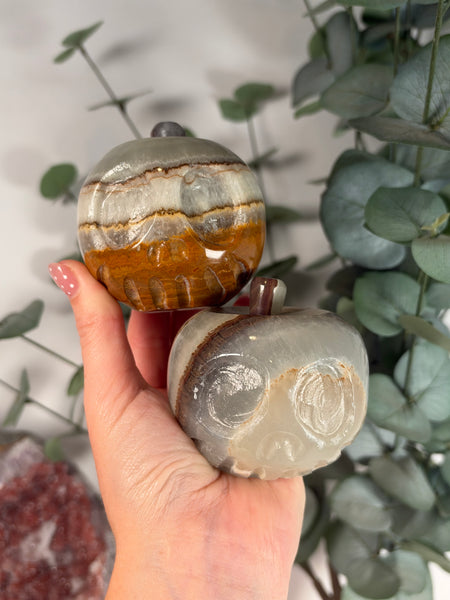 Banded Calcite Poison Apples - mystery