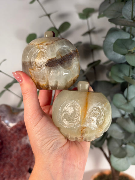 Banded Calcite Poison Apples - mystery