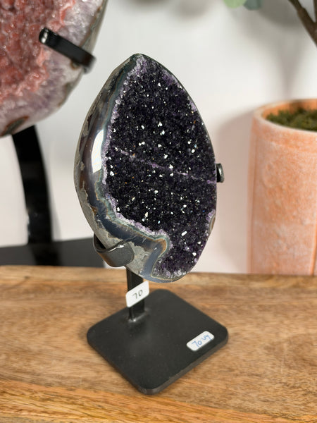 Uruguayan Amethyst w Stand - 70