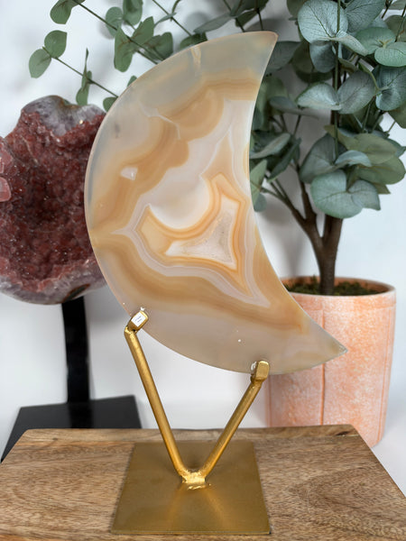 Brazilian Agate Moon - 176