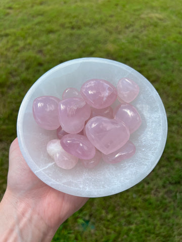 Rose Quartz Hearts